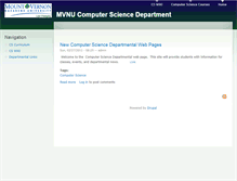 Tablet Screenshot of cs.mvnu.edu